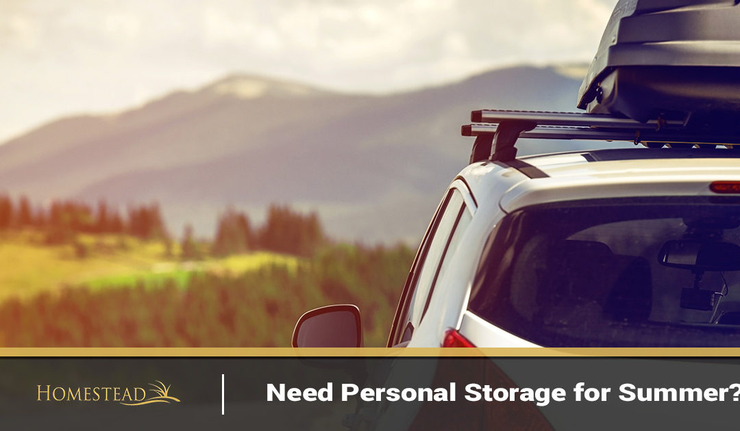 Need Personal Storage for the Summer?