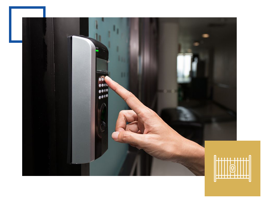 pic3 Person entering access code