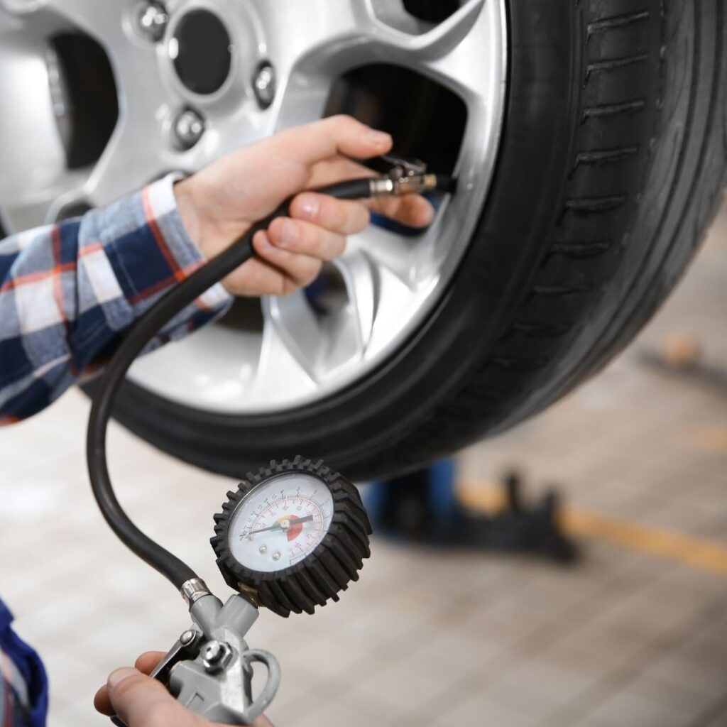putting air in tires